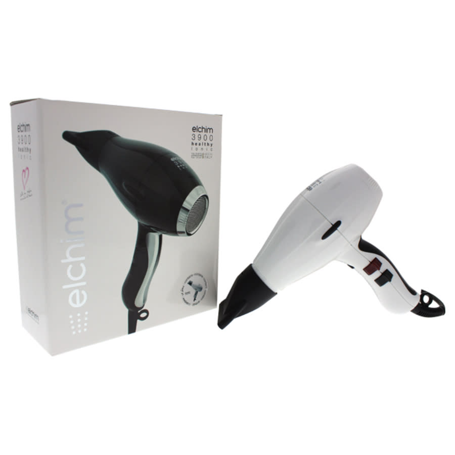 3900 Healthy Ionic Hair Dryer - White by Elchim for Unisex - 1 Pc Hair Dryer
