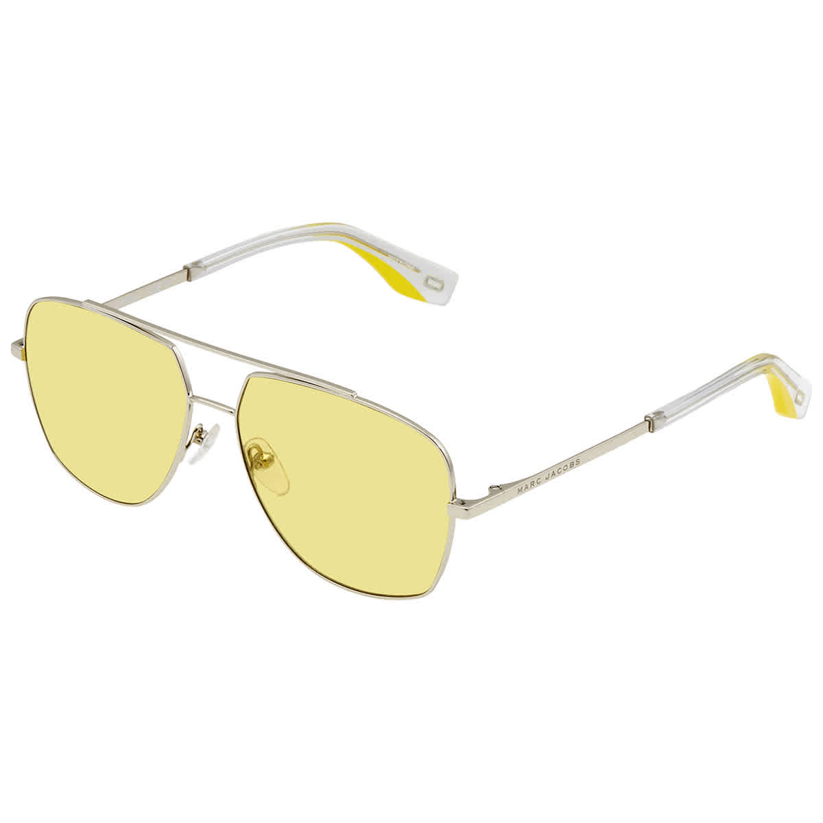 Marc Jacobs Clear Mirror Aviator Men's Sunglasses MARC 271/S KU2 HO 58
