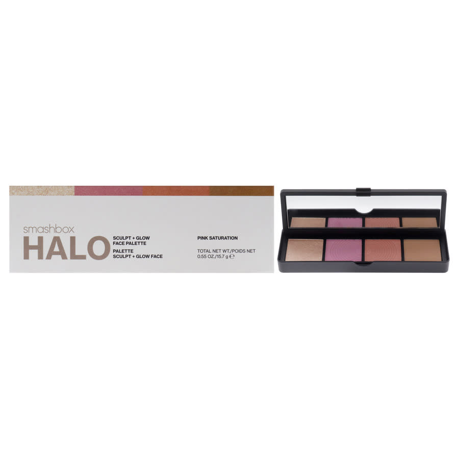Smashbox Ladies Halo Sculpt Plus Glow Face Palette 055 oz Pink Saturation Makeup 607710007659 40$