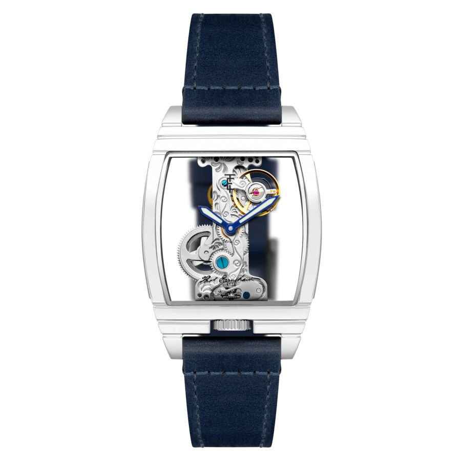 Thomas Earnshaw Wolver Bridge Transparent Dial Mens Watch ES-8299-01