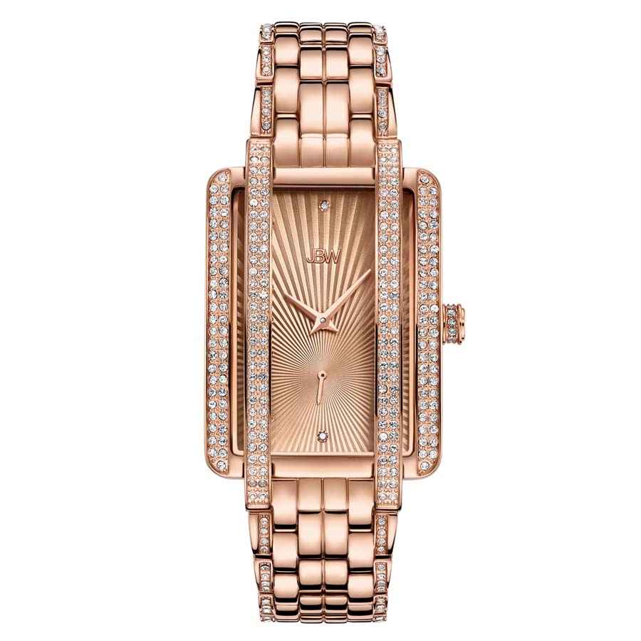 JBW Mink Rose Dial 18kt Rose Gold-plated Ladies Watch J6358C 180$