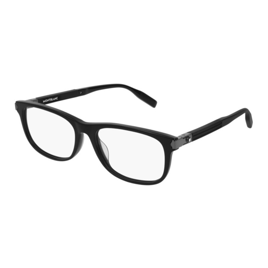 Montblanc Mens Black Square Eyeglass Frames MB0036O 005