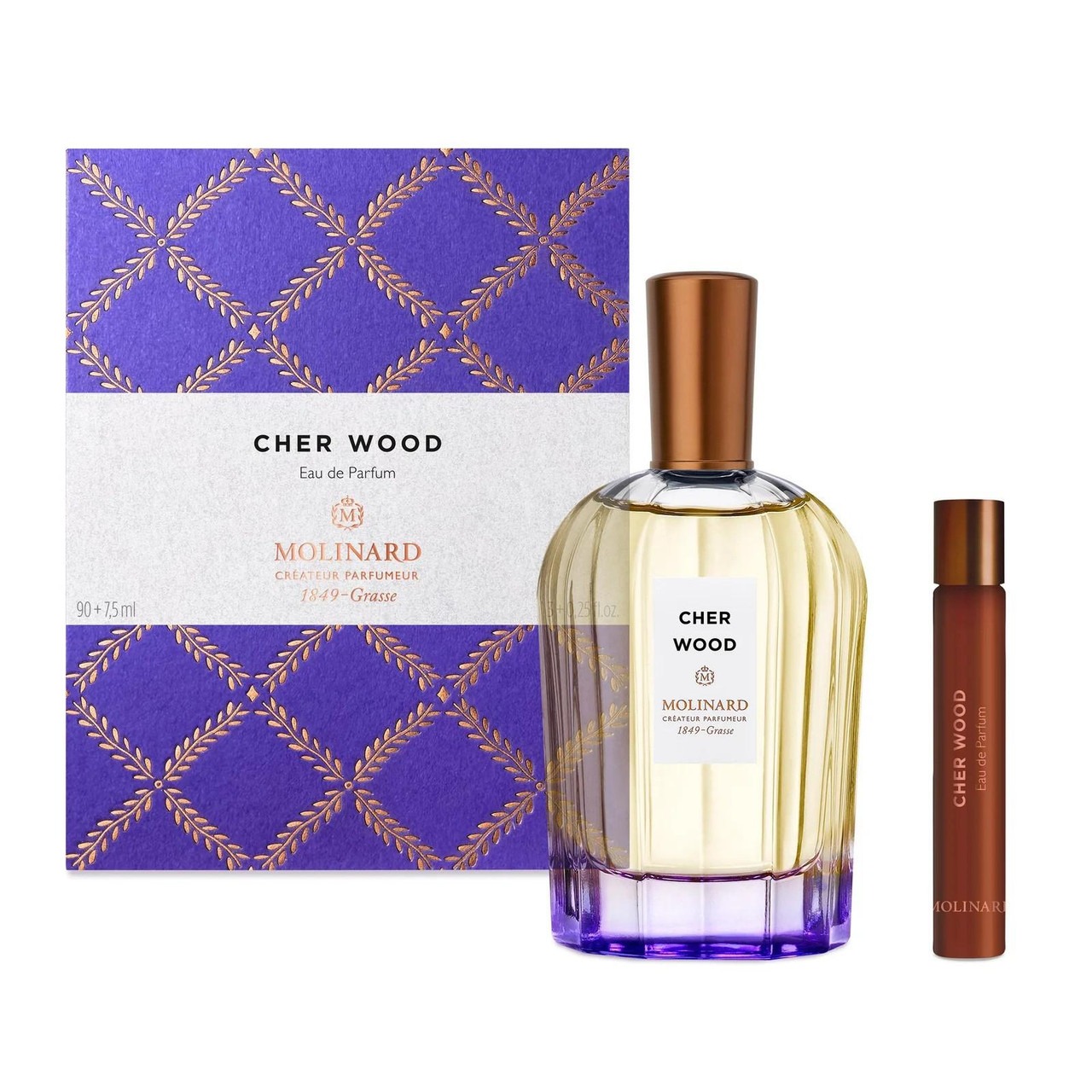 Molinard Unisex Cher Wood Gift Set Fragrances 3305400100341 75$