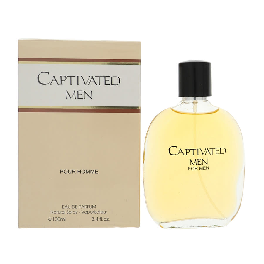 Fragrance Couture Mens Captivated Men EDP Spray 3.4 oz Fragrances 8439627605374
