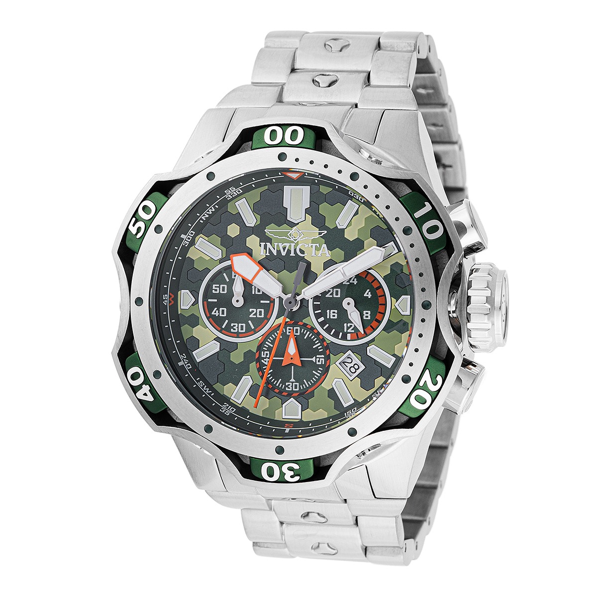 Invicta Venom Chronograph GMT Date Quartz Mens Watch 47755 125$