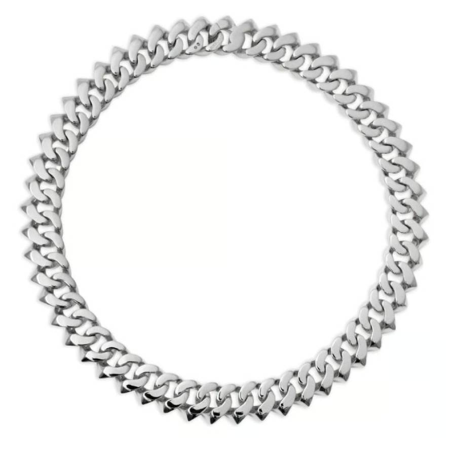 Burberry Cuban Chain Thorn Detail Necklace 550$