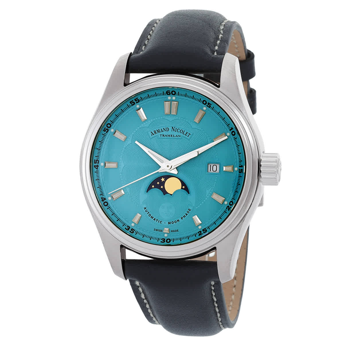 Armand Nicolet Mh2 Blue Dial Mens Watch A640L-TF-P140NR2 783$