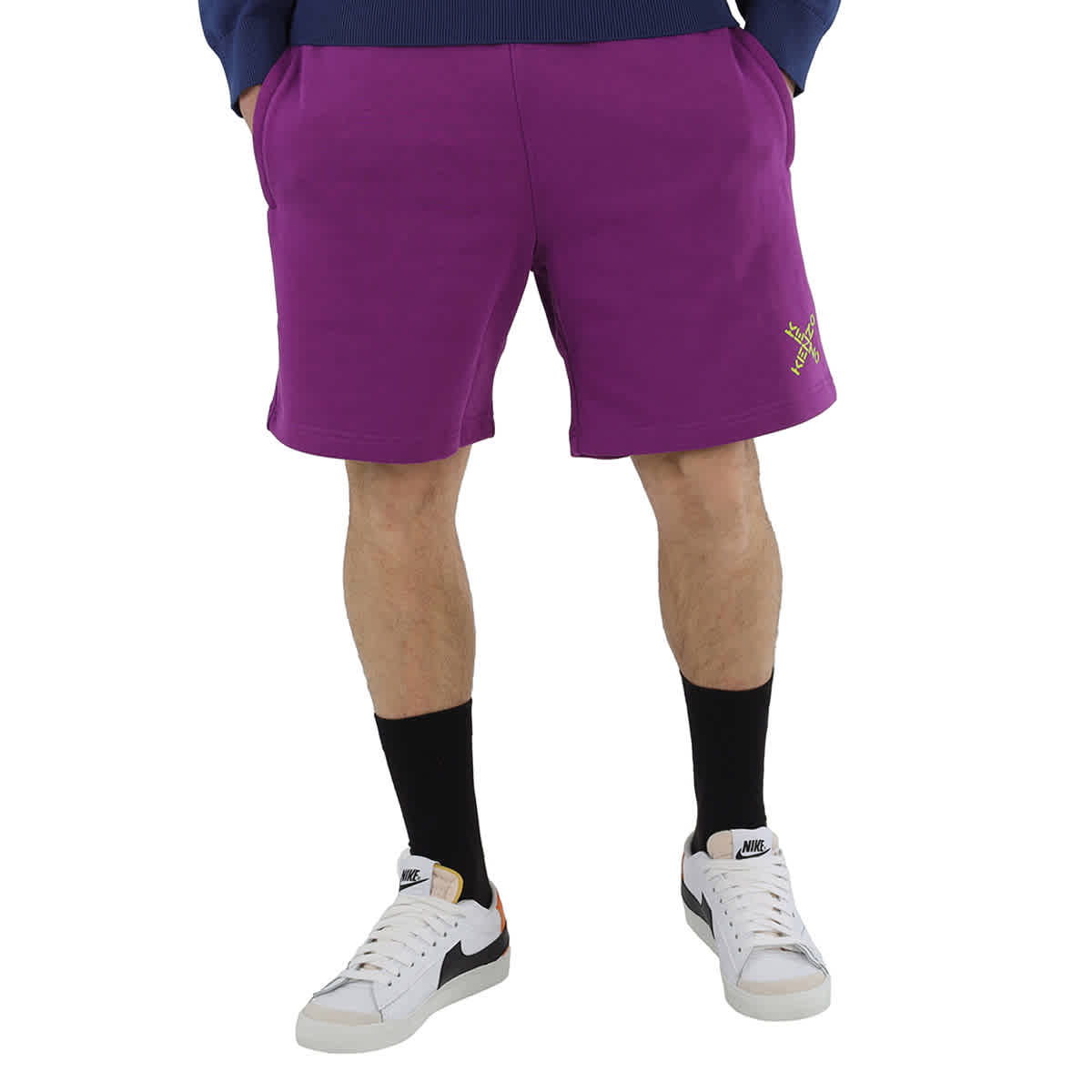 Kenzo Men s Purple Sport Little X Cotton blend Shorts eBay