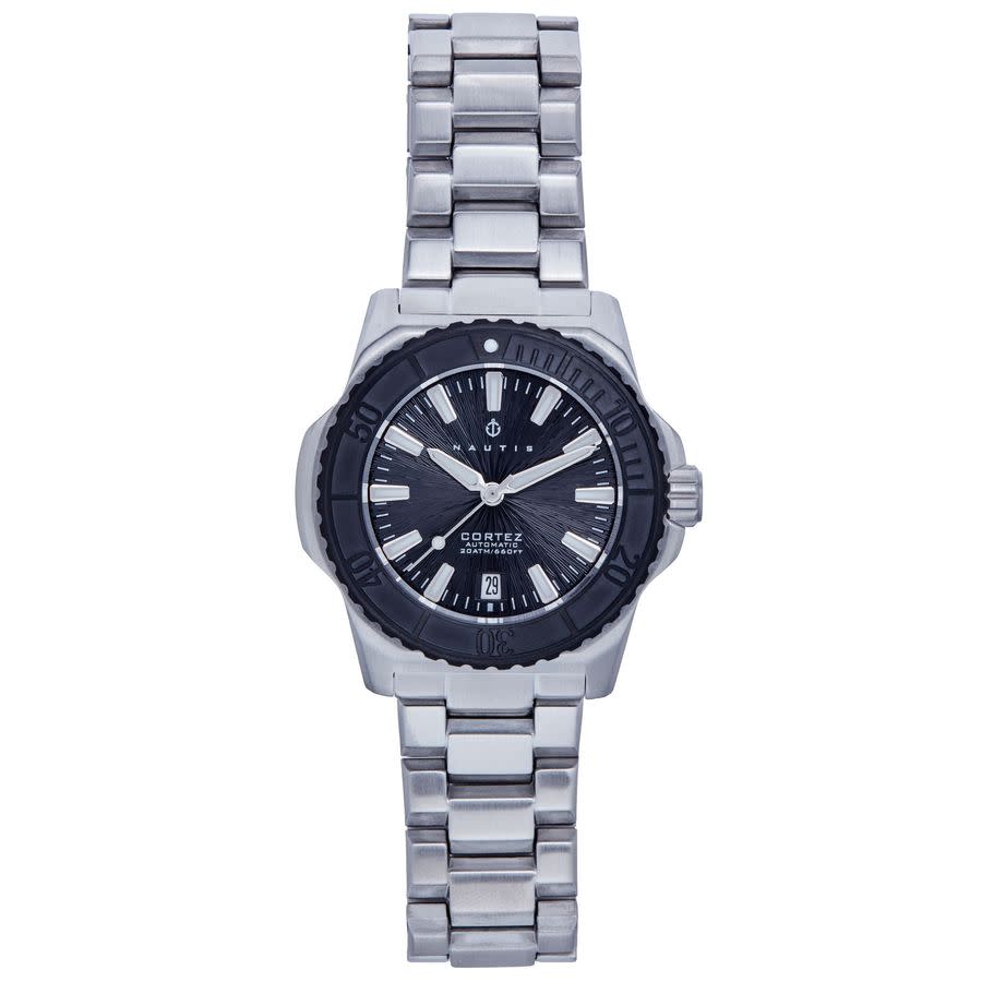 Nautis Cortez Black Dial Mens Watch NAUN102-2