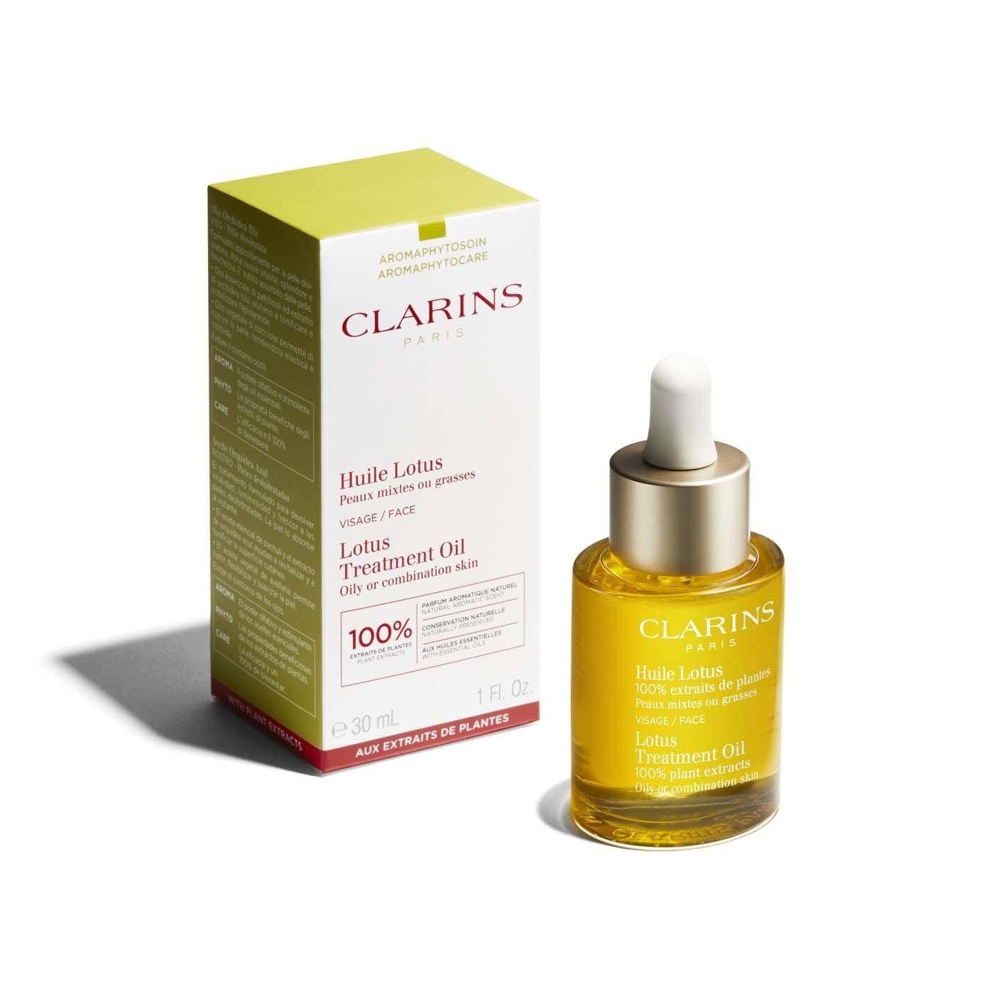 Clarins Lotus Face Treatment Oil 10 oz 30 ml 50$