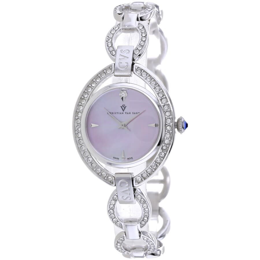 Christian Van Sant Stella Pink Dial Ladies Watch CV2931