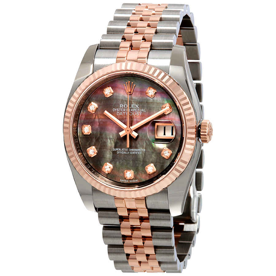 Rolex Oyster Perpetual Ladies Automatic Watch 116231BKMDJ