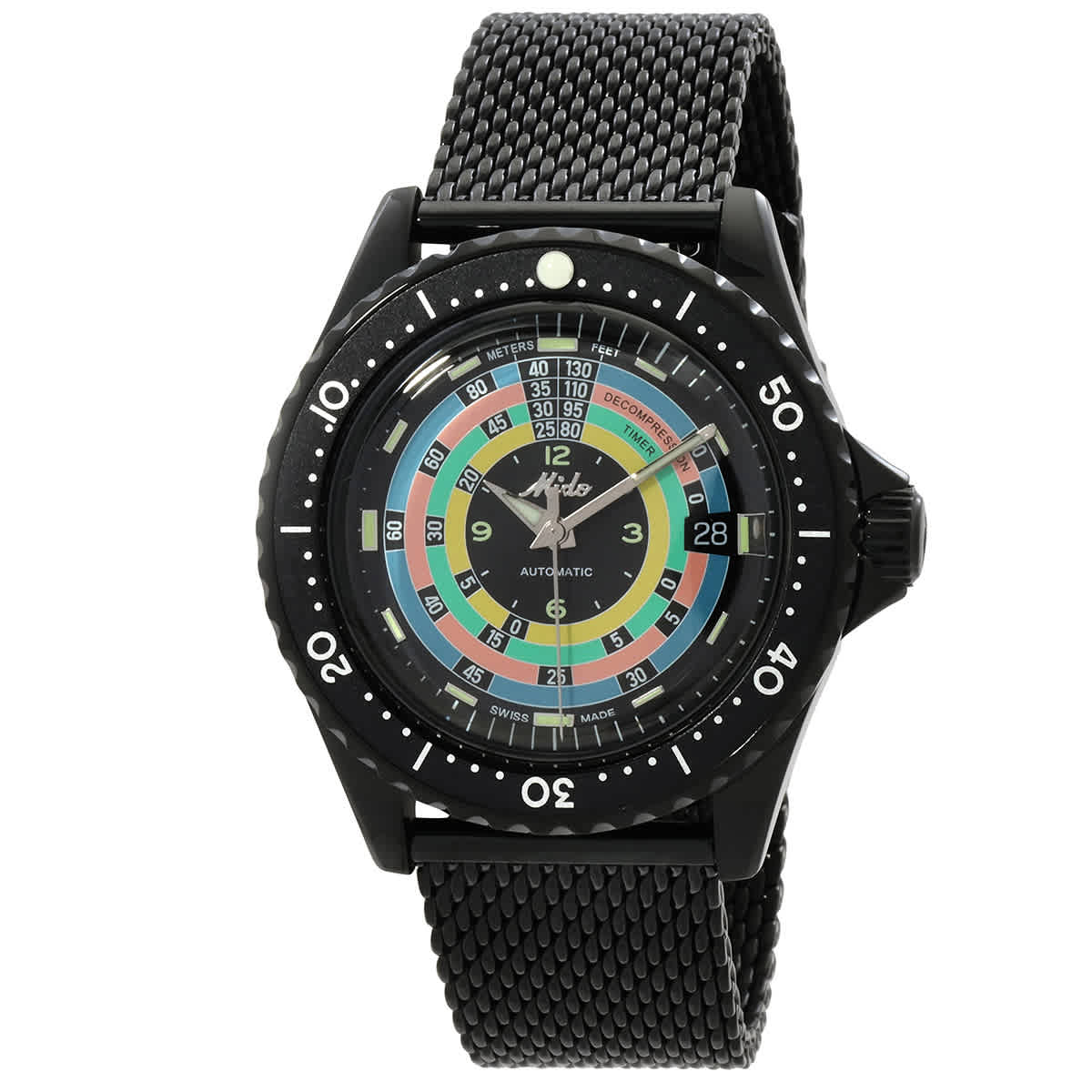 Mido Ocean Star Decompression Timer 1961 Automatic Black Dial Mens Watch M0268073305100 1059$