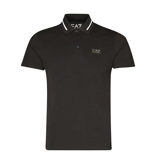 ea7 black polo