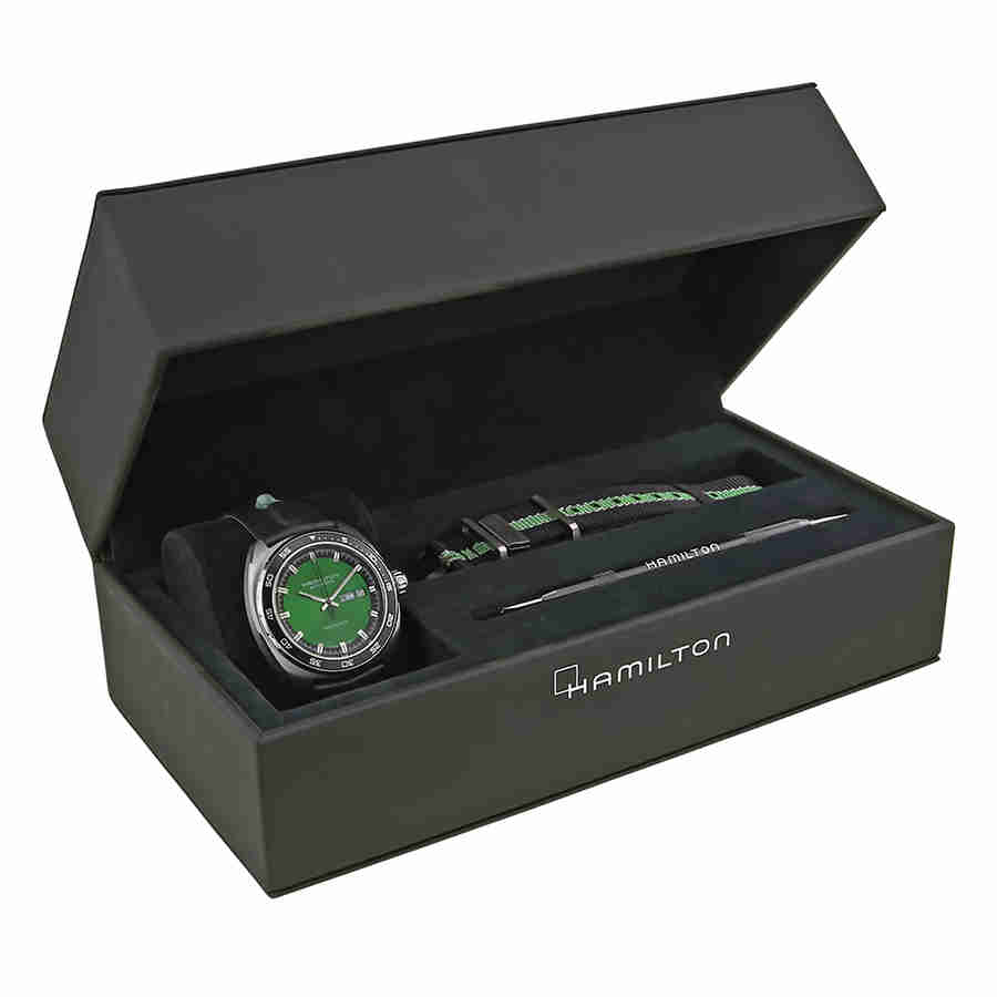 HAMILTON AMERICAN CLASSIC Pan Europ Automatic Green Dial Men's Watch