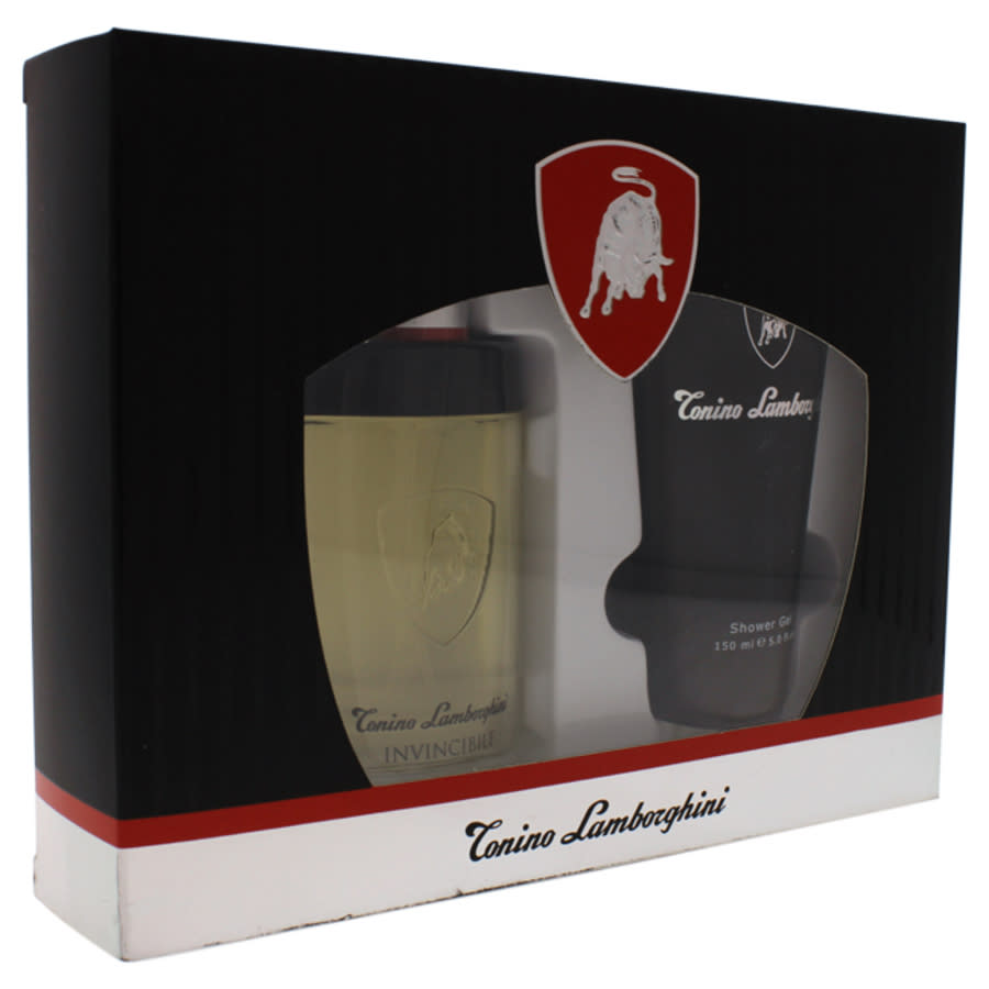 Invincibile by Tonino Lamborghini for Men - 3 Pc Gift Set 25oz EDT Spray 5oz Shower Gel 1 Pc Bag 16$
