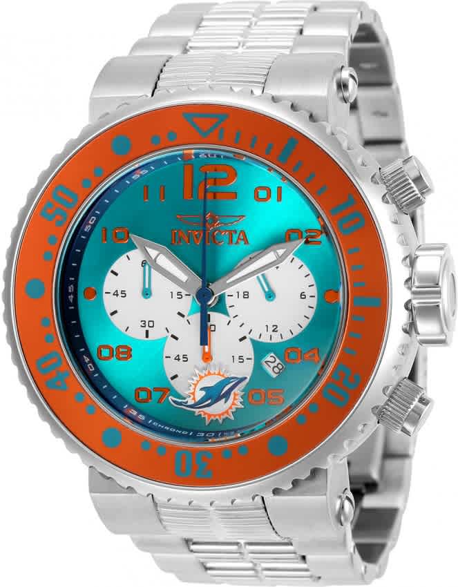 Invicta NFL Miami Dolphins Chronograph Quartz Men's Watch 30273 eBay