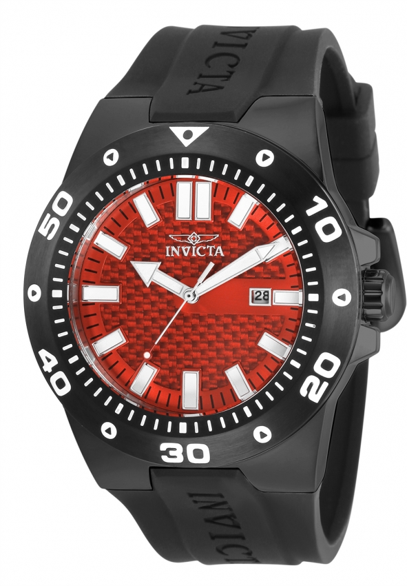 invicta pro diver red