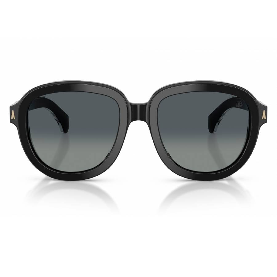 Moncler Unisex Sunglass CIRSEE -  Frame color: Shiny Black, Lens color: Gradient Grey