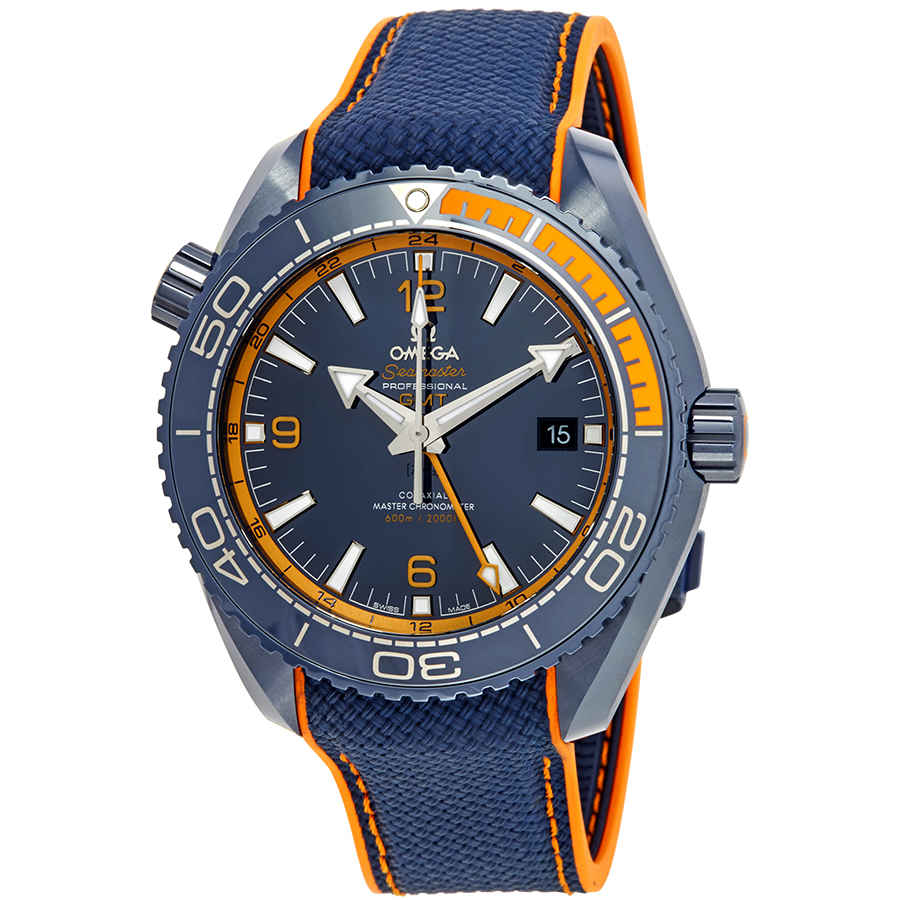 omega seamaster automatic blue dial men's watch