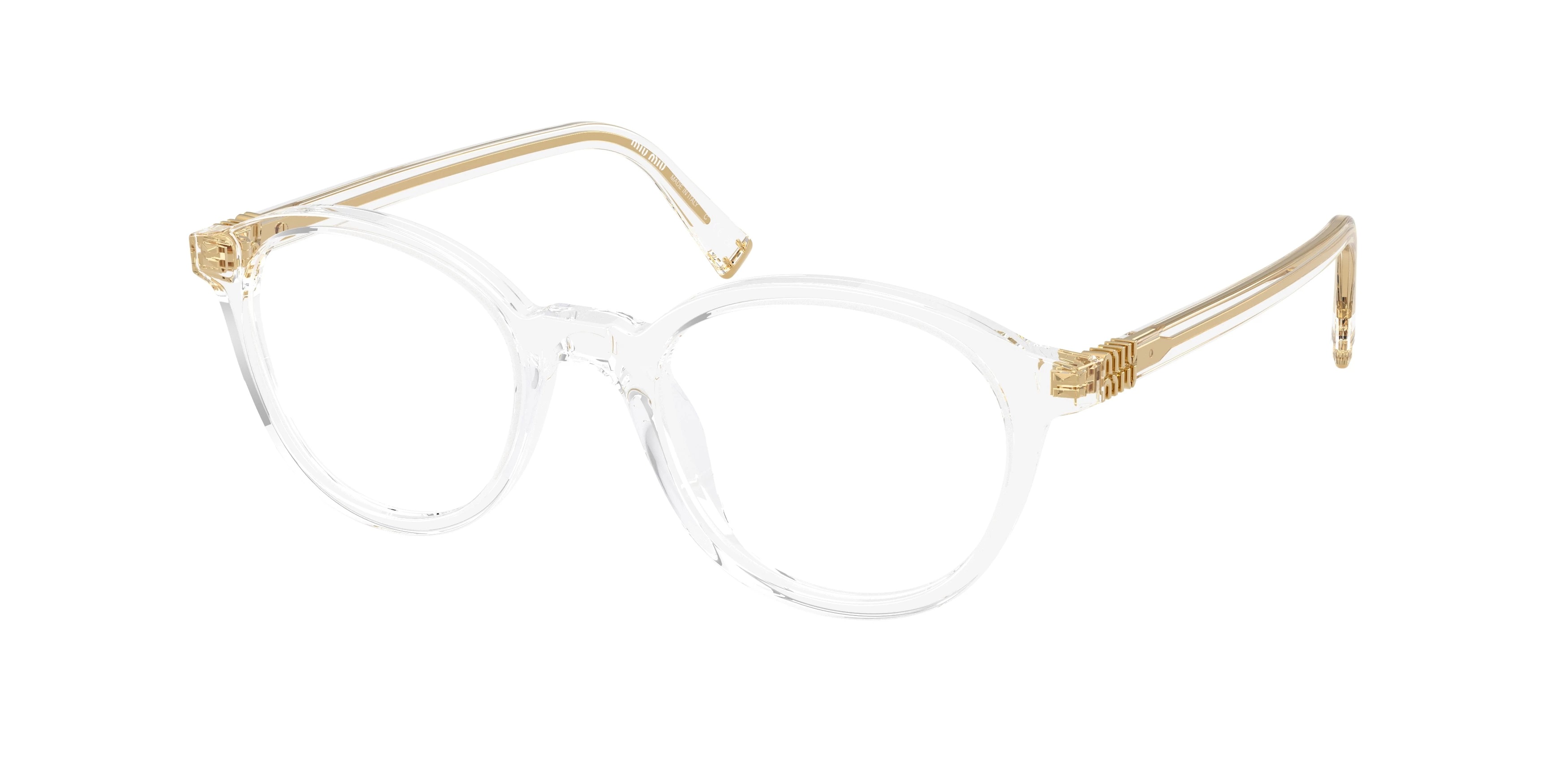 Miu Miu Demo Oval Ladies Eyeglasses MU 02WVF 15Z1O1 50 220$