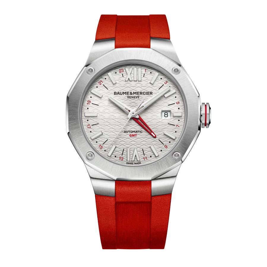 Baume et Mercier Riviera GMT Automatic Grey Dial Mens Watch 10801 2336$