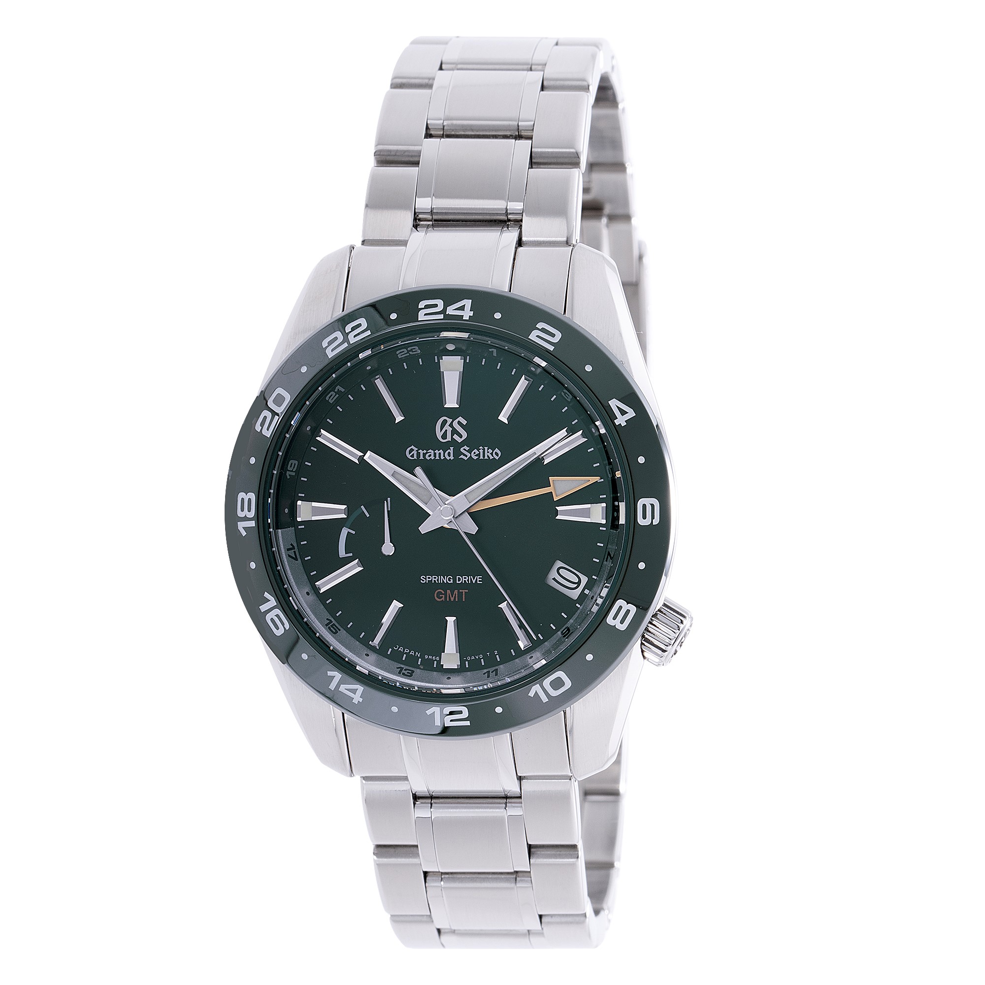 Pre-owned Grand Seiko Sport GMT Green Dial Mens Watch SBGE257G 5400$