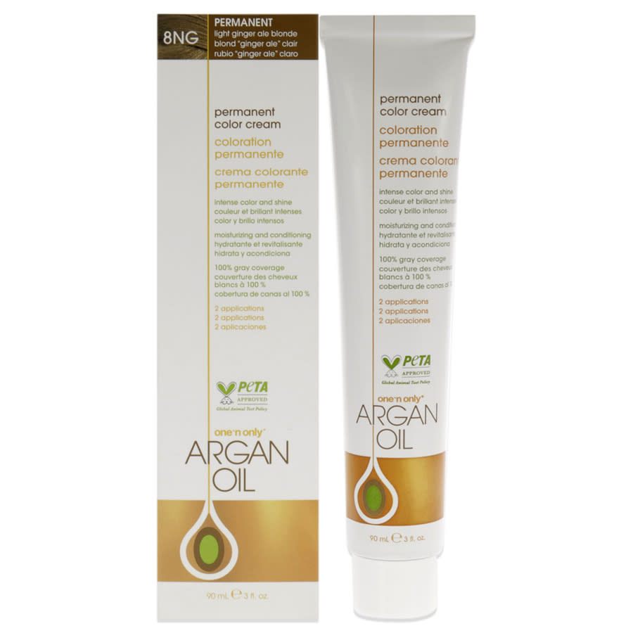 One n Only Argan Oil Permanent Color Cream 3 oz 8NG Light Ginger Ale Blonde Hair Care 840061001581 13$