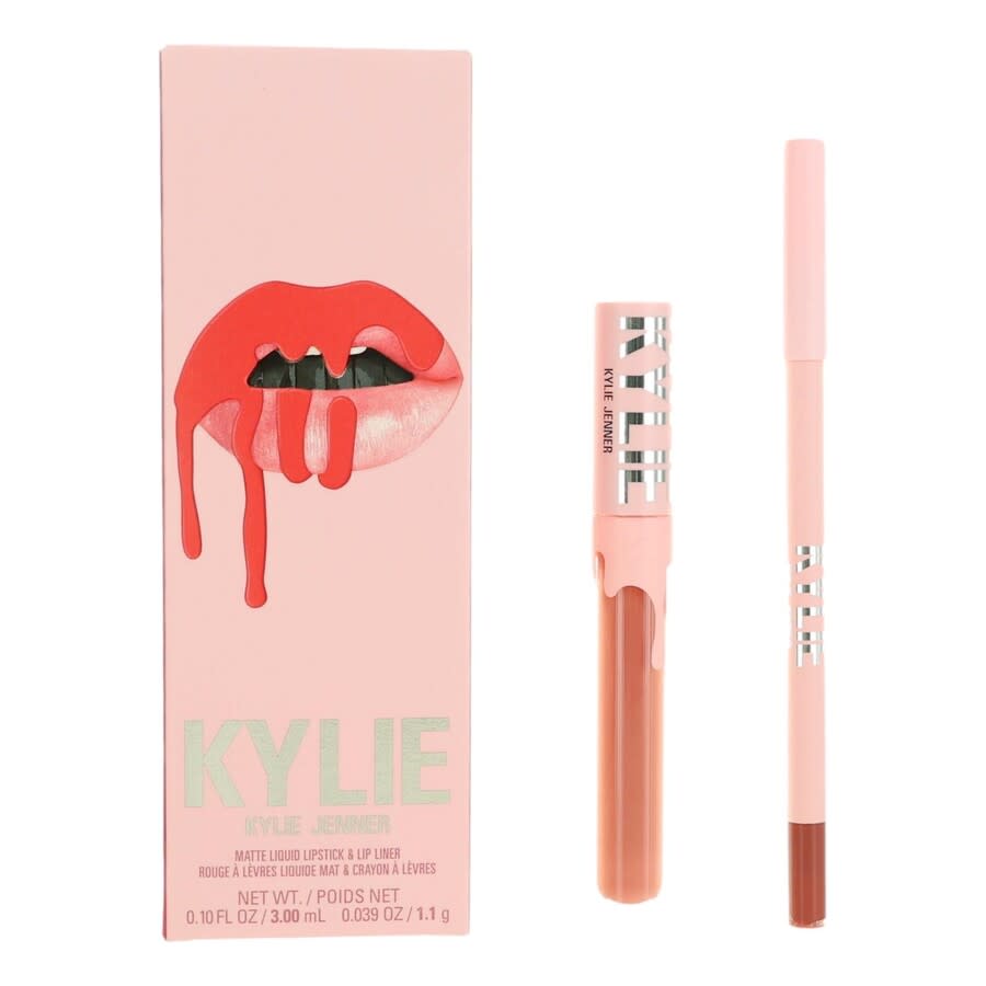 Kylie Cosmetics Ladies Matte Liquid Lipstick Lip Liner Sweater Weather Gift Set Makeup 4064941008682 25$