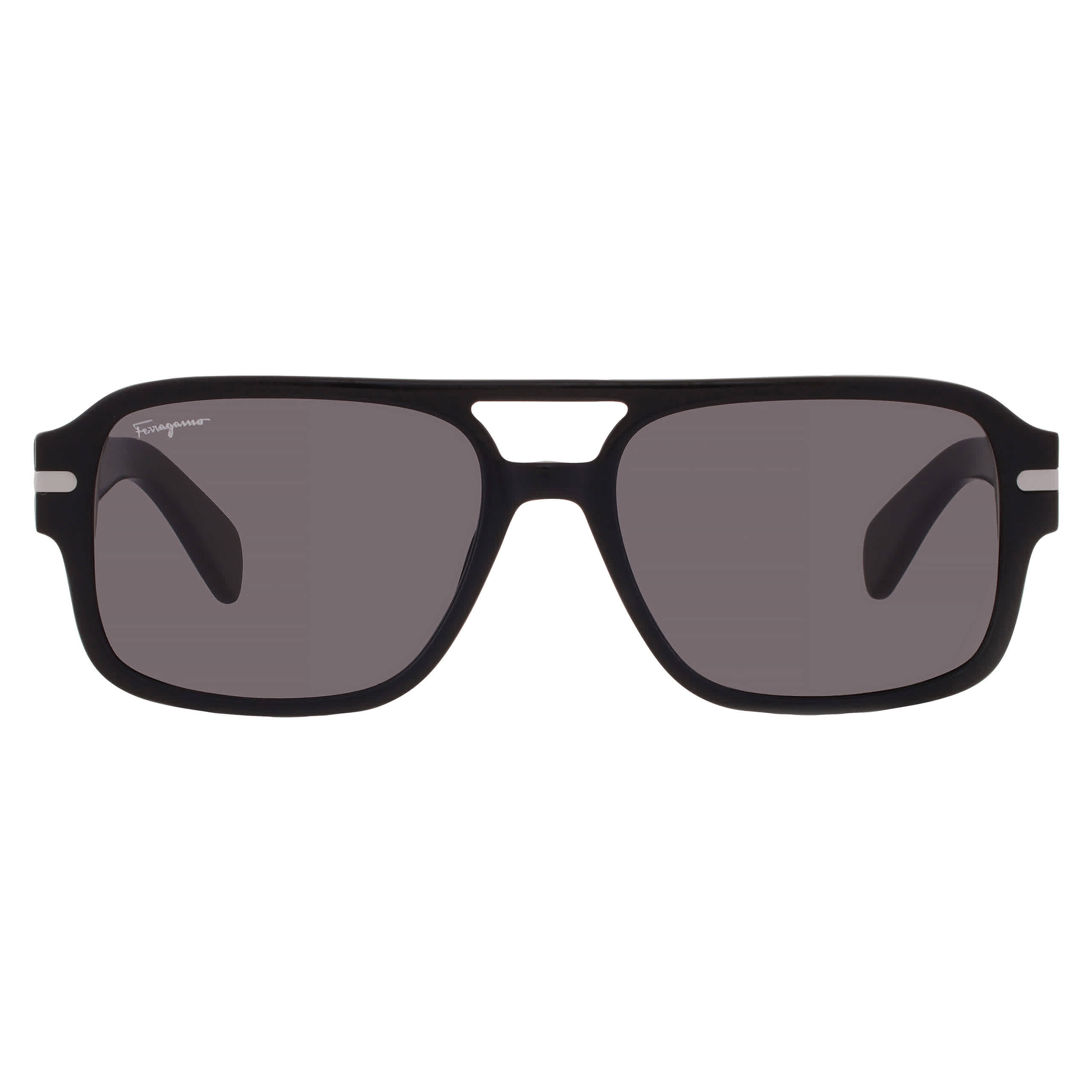 Ferragamo Grey Navigator Mens Sunglasses SF1038SCP 001 58