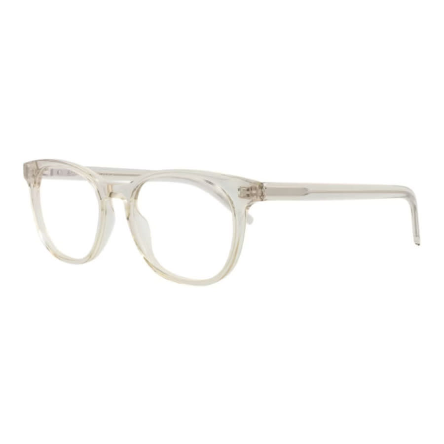 Saint Laurent Ladies Black Round Eyeglass Frames SLM111 004