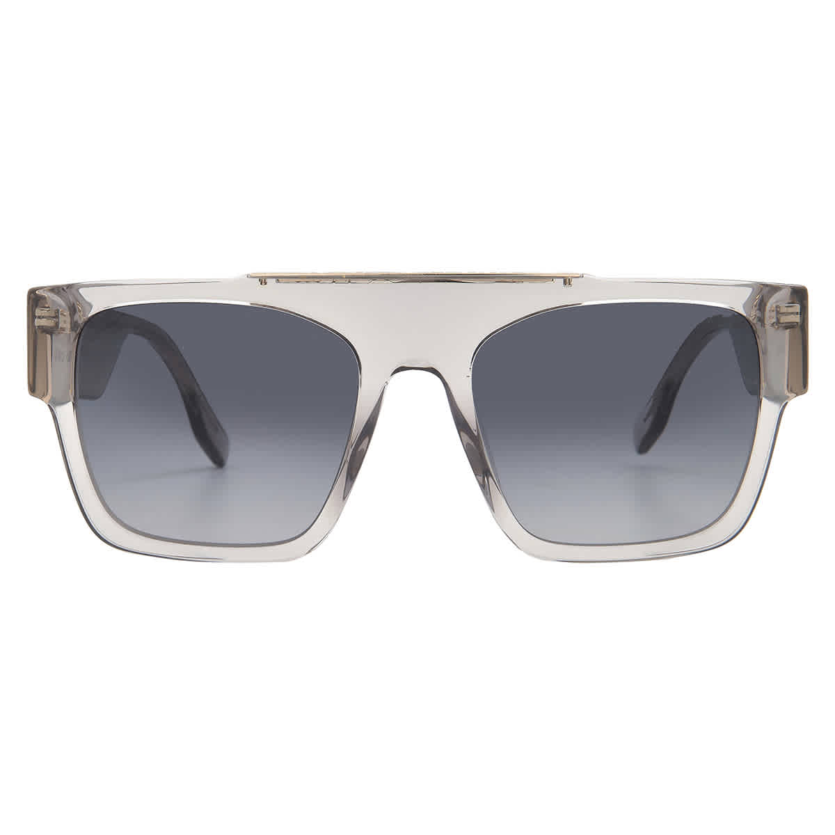 Marc Jacobs Dark Grey Shaded Browline Mens Sunglasses MARC 757/S 0KB7/9O 53