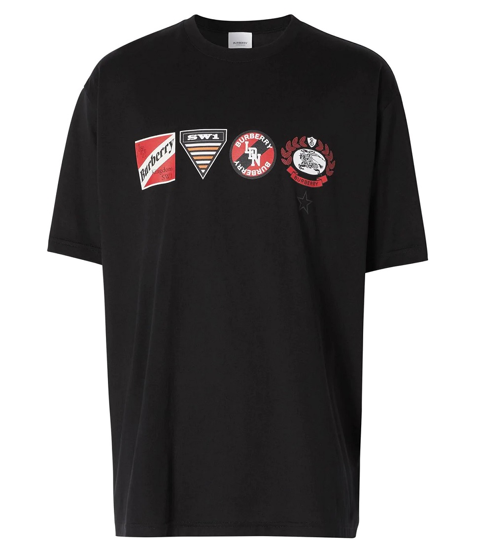 burberry logo graphic t shirt