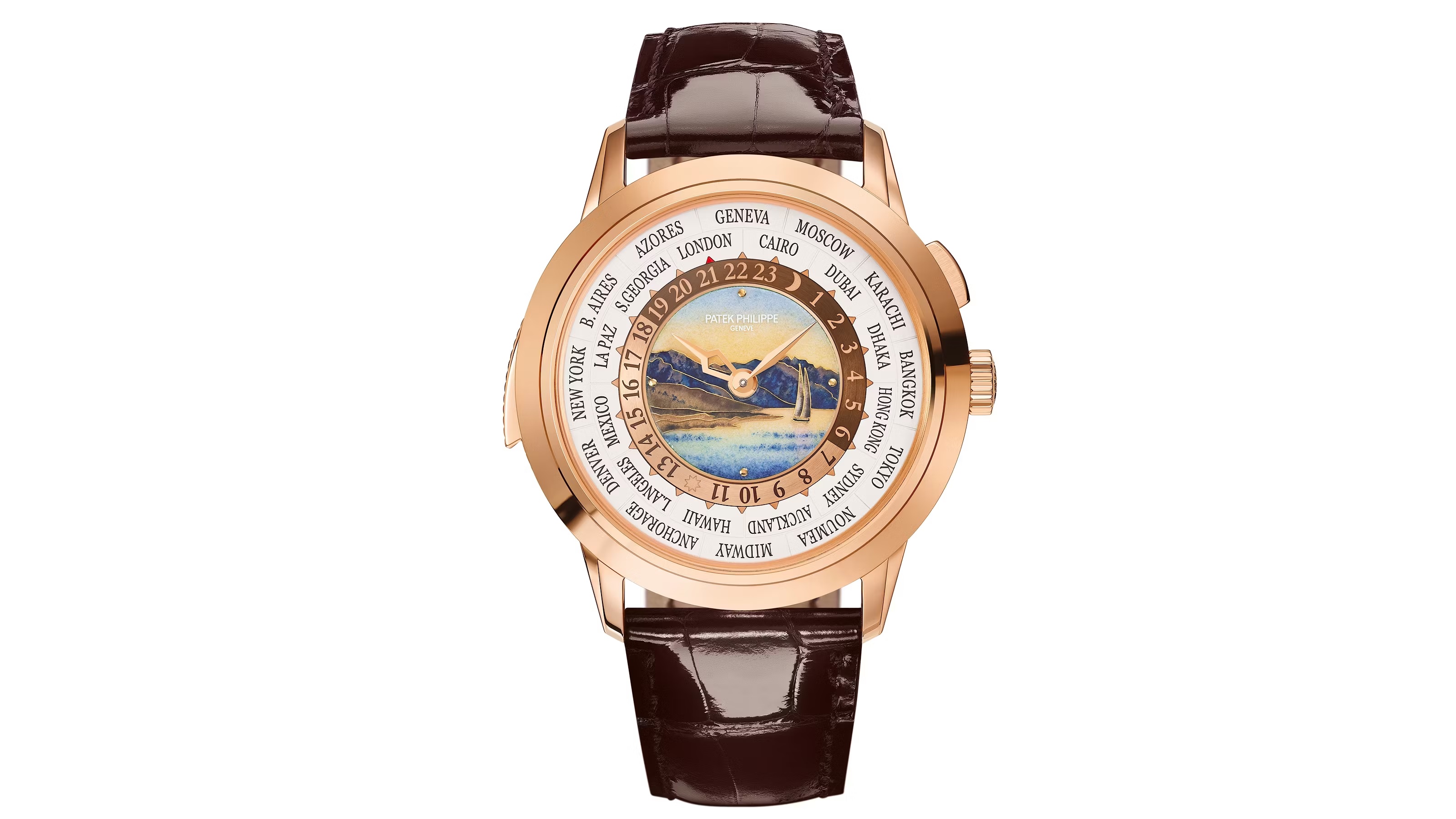 Patek Philippe Grand Complications World Timer Automatic Mens Watch 5531R001