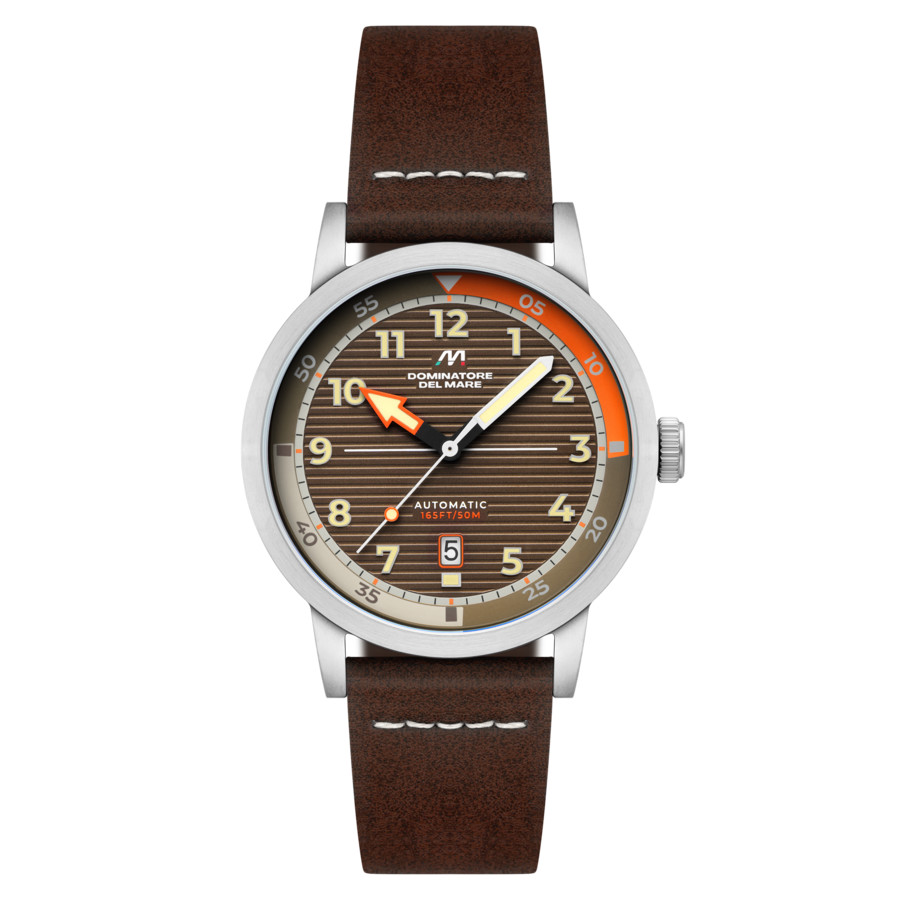 Dominatore Del Mare Camogli Automatic Brown Dial Mens Watch DD-8025-05