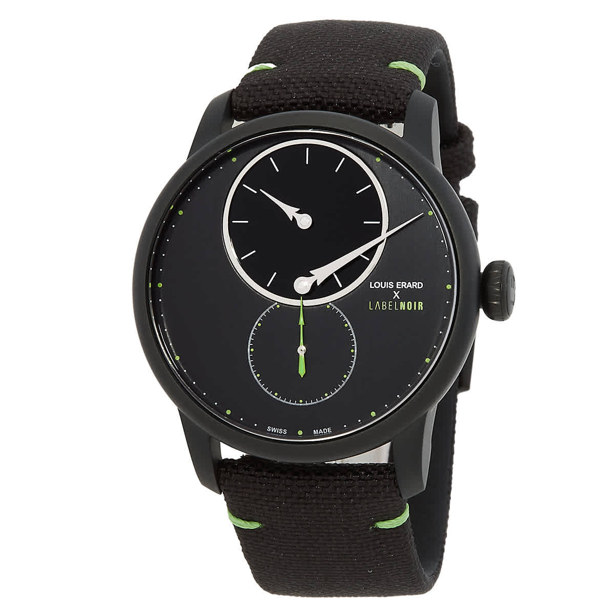 Louis Erard Excellence Le Regulateur Automatic Black Dial Mens Watch 85237NN57.BAT02