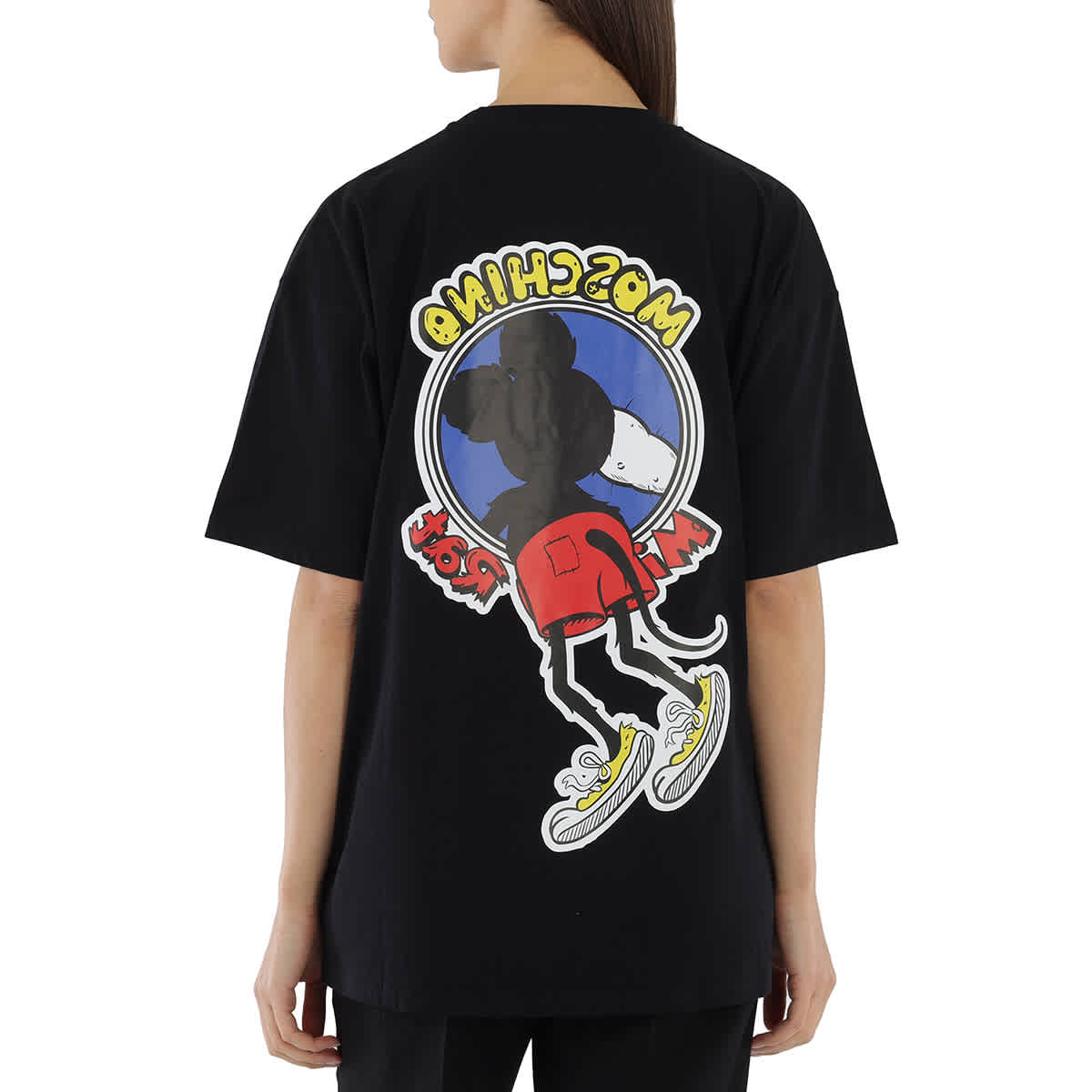 T-SHIRT MICKEY ROSTO ONCA E STRAS - PRETO, Atacado Tshirt