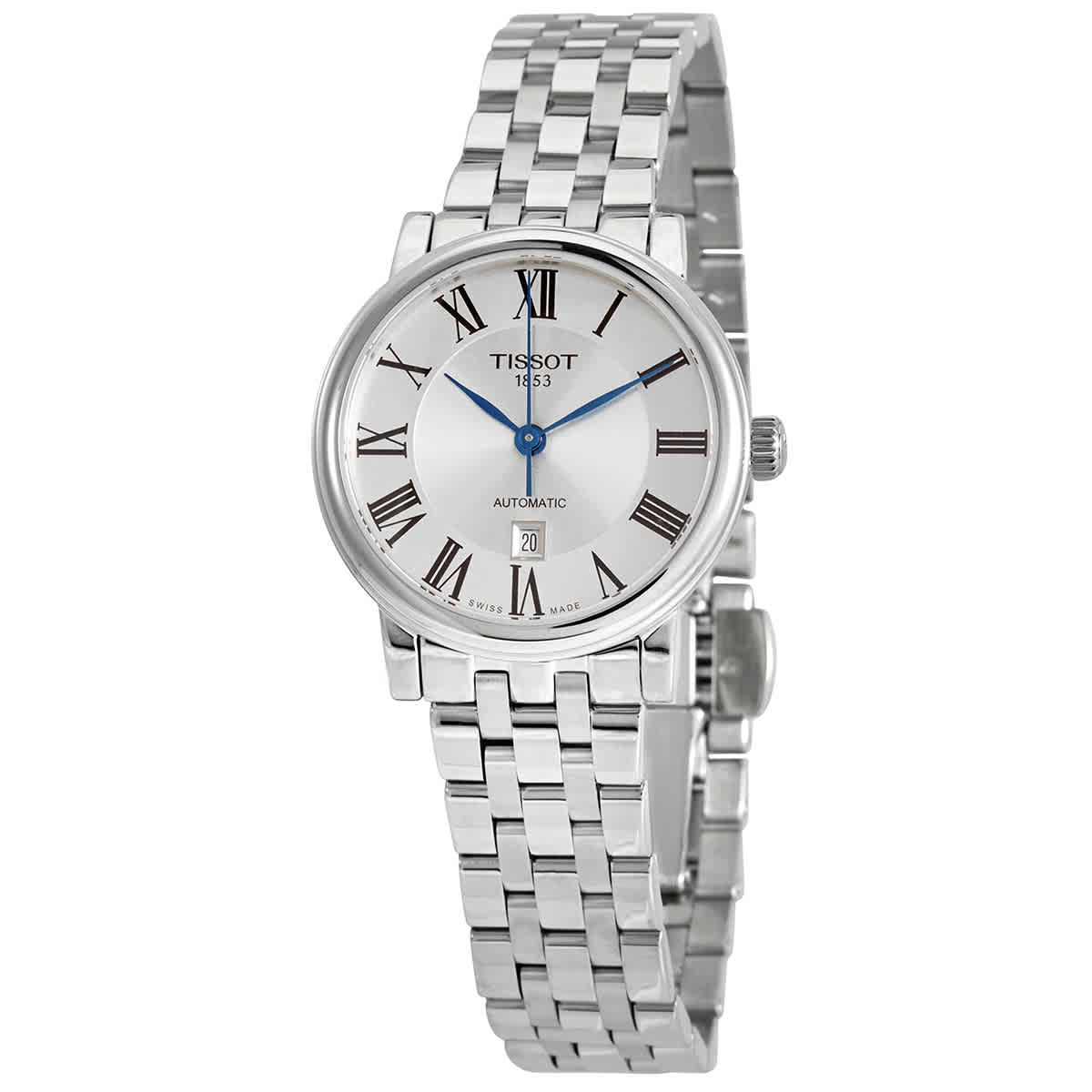 Tissot T-Classic Automatic Silver Dial Ladies Watch T122.207.11 