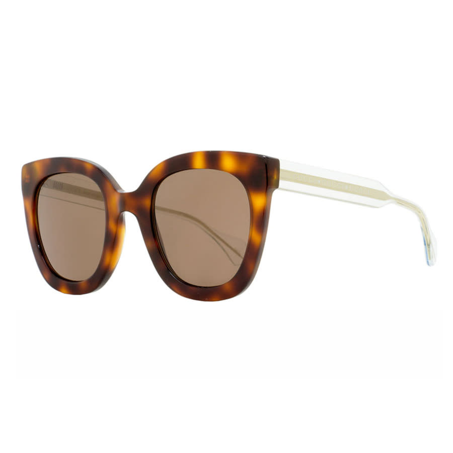 Gucci GG0564S Square Full Rim Cat-Eye Sunglasses — Black