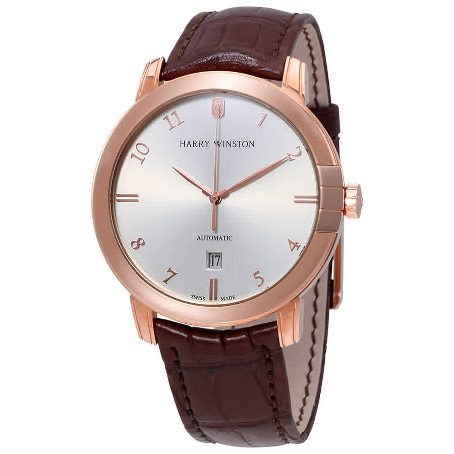 Harry Winston Midnight Silver-tone Sunburst Dial Automatic Mens Watch MIDAHD42RR002 20515$
