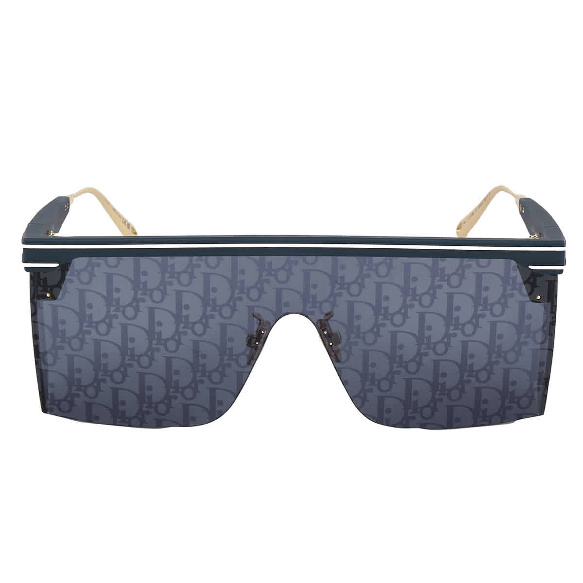 DIOR Woman Sunglass DiorClub M1U 31B8 -  Frame color: Blue, Lens color: Silver DiorOblique