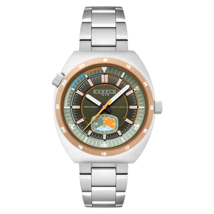 Cadola Giulia Quartz Green Dial Mens Watch CD-1052-33
