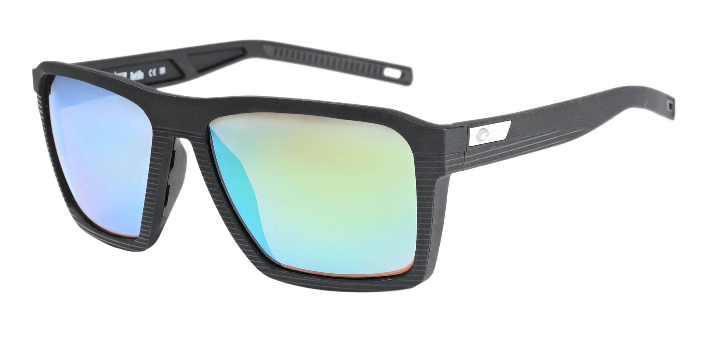 Costa Del Mar Costa Antille Net Black Frame Sunglasses w/Green Mirror 580G Lenses 06S9083-90830358