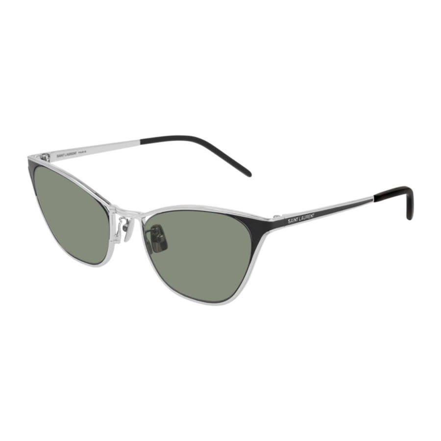 Saint Laurent Ladies Black Cat Eye Sunglasses SL409 003