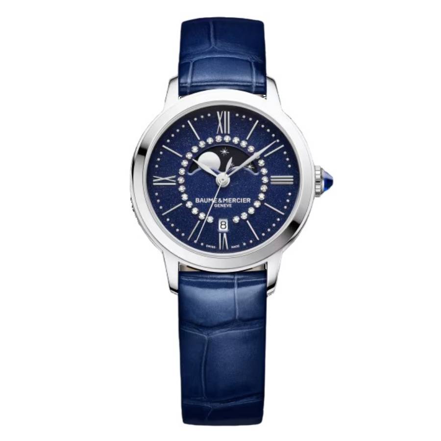 Baume et Mercier Classima Quartz Blue Dial Ladies Watch 10804 1679$