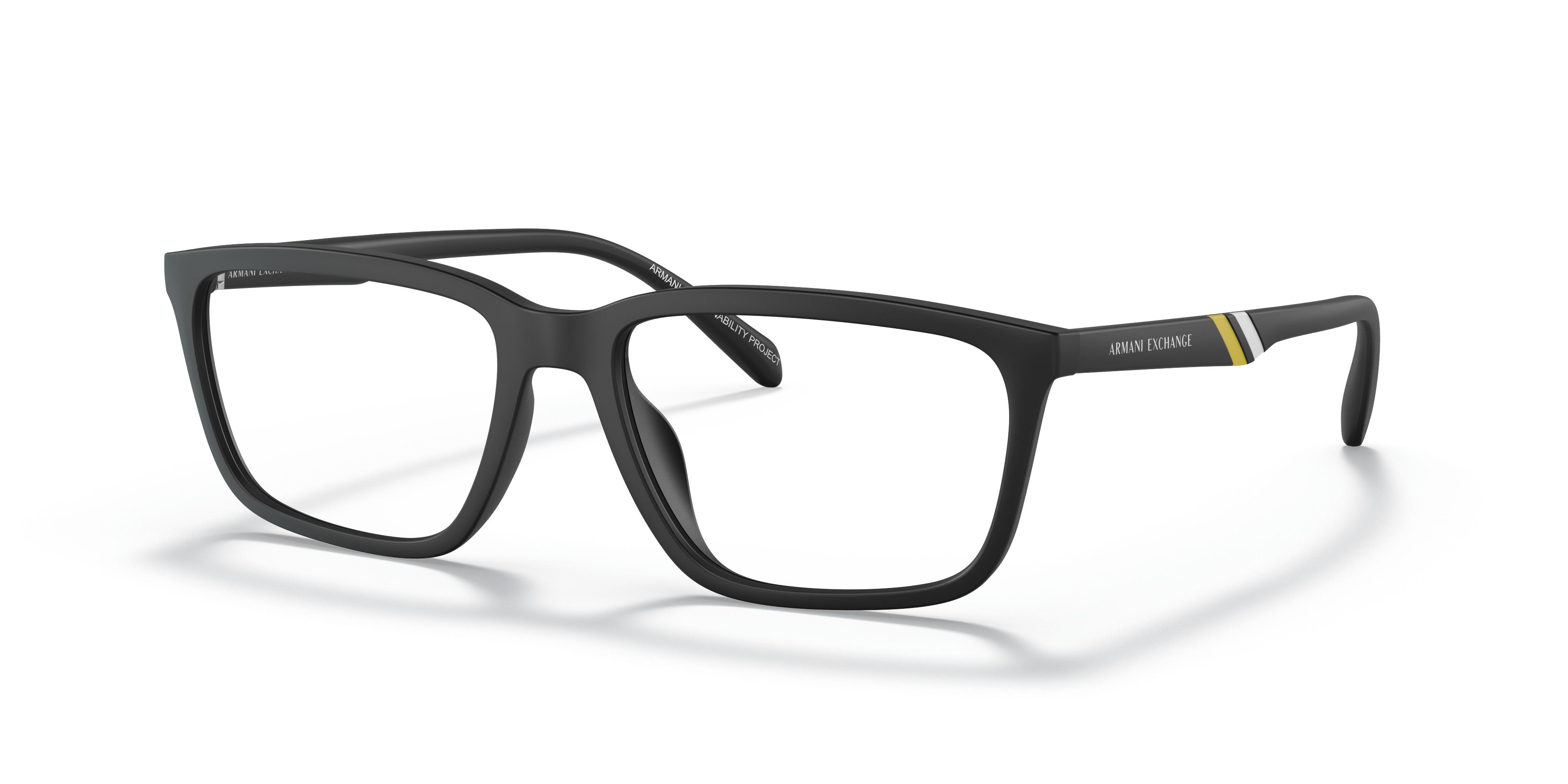 Armani Exchange Demo Pilot Mens Eyeglasses AX3089U 8078 55