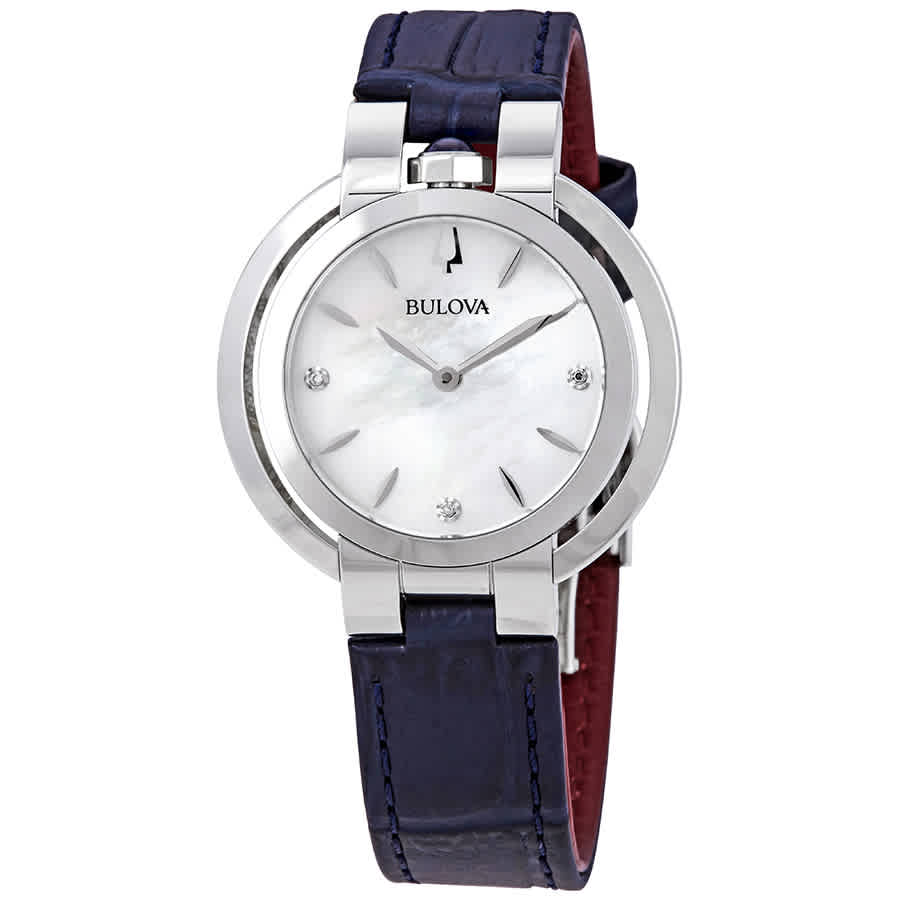 Bulova Rubaiyat Quartz MOP Dial Ladies Watch 96P196 42429561236 | eBay