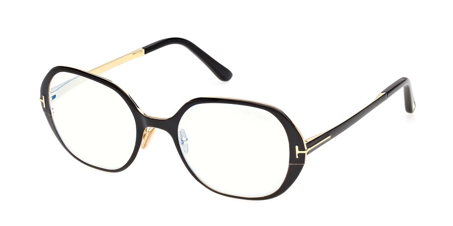 Tom Ford Demo Geometric Ladies Eyeglasses FT6137-B 001 52 230$