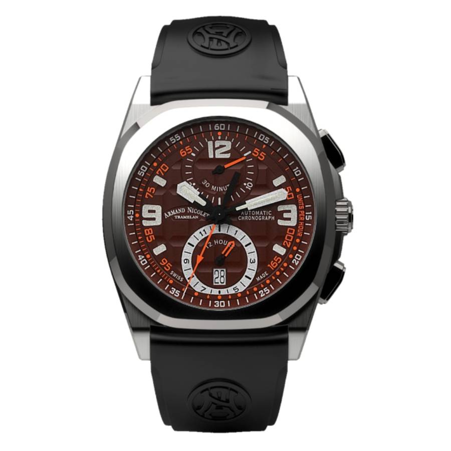 Armand Nicolet JH9 Chronograph Automatic Mens Watch A668HAA-XO-GG4710N 1736$