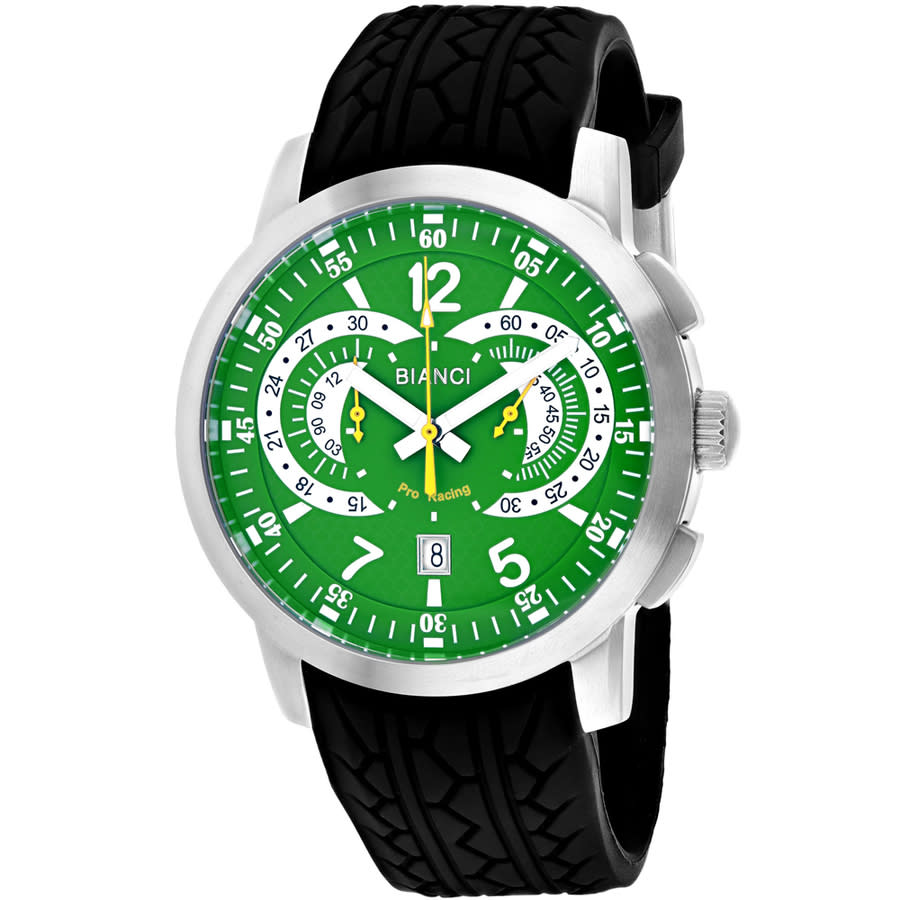 Roberto Bianci Lombardo Chronograph Quartz Green Dial Mens Watch RB70967